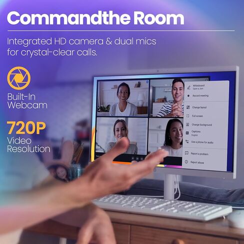 HP Pavilion 27-D0057C ALL-In-One Touch SCREFTOP ، AMD RYZEN 7 4800H ، 12GB RAM ، 256GB SSD 1TB HDD ، AMD Radeon Graphics ، Windows 10 Home ، 13Z70AAR#ABA (READED) in Kuwait