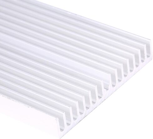غرفة التبريد من الألومنيوم ، مصبغة شبكات زعنفة تبريد بالوعة الحرة ل IC LED ترانزستور 100 × 60 × 10 مم 16 أسنان in Saudi Arabia