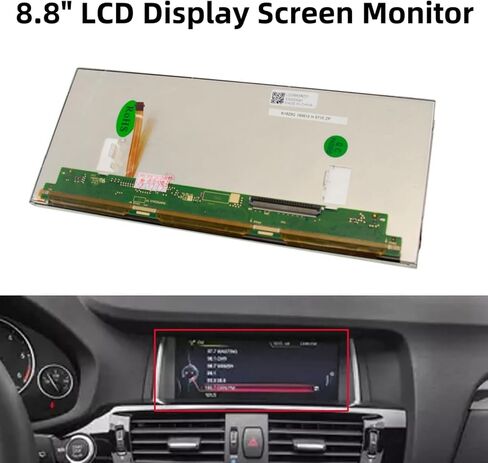 8.8 "شاشة شاشة العرض LCD لاستبدال الملاحة الراديوية لـ BMW X3 F25 2009-2017 X4 F26 2013-2018 NBT EVO NAV شاشة LQ088K5RZ01 LQ088K5RZ02 LQ088K5RZ05 LQ088K5RZ06 4300345W in Saudi Arabia
