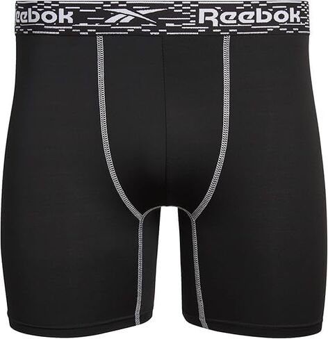 Reebok Mens Boxer Briefs - 3 Pack Moisture Wicking Athletic Performance Underwear - Boxer Briefs for Men (Sizes: S-XL) in Kuwait