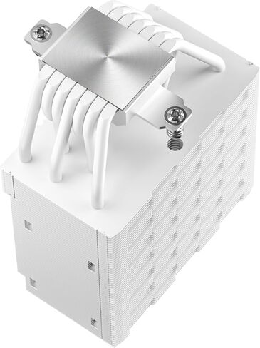 SK700V White AM5 مبرد الهواء الرقمي ، تصميم برج واحد ، مروحة تقنية عالية الأداء ، و 7 أنابيب حرارة نحاسية ، قفل L-rail ، تبديد حرارة 220 واط in Kuwait