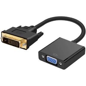 Artibetter DVI Male to VGA Female Video Adapter DVI إلى Cable Cable Cable Cable عالية الدقة للكمبيوتر التلفزيوني in Kuwait