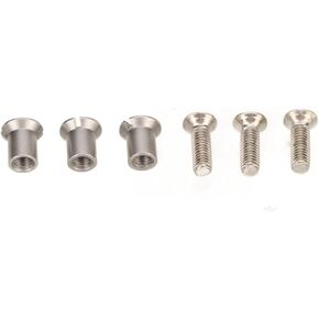 3pcs Trident Screw مجموعة لـ Teac for Ampex ، NAB Hub تأخذ مجموعة برغي بكرة (10.5 بوصة × 1/4inch) ، مع 3 مسامير و 3 مسامير الأكمام in Saudi Arabia