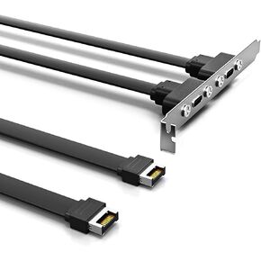 USB 3.1 Front Panel Header Type C Extension Cable with Panel Mount Screw 10Gbps Type Male to USB C Female Adapter in Saudi Arabia