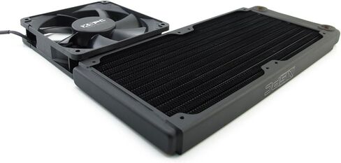 XSPC TX240 Ultra Thin Radiator ، 120 مم × 2 ، مروحة مزدوجة ، أسود in Saudi Arabia