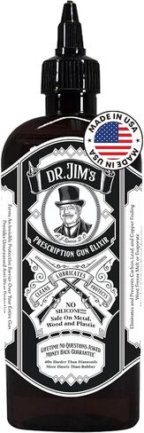 Dr Jim's - CLP Gun Cleaner and Lubricant - All-in-One Gun Cleaning Oil, Bore Cleaner, Non Solvent - for Metal, Wood & Plastic - Advanced Lube & Rust Protector with Graphene Formula - Made in USA in Saudi Arabia