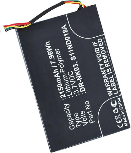 بديل لـ Barnes & Noble Nook Simple Touch Battery ، 2150mAh li-polymer in Kuwait