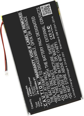 بديل لـ Barnes & Noble Glowlight 3 بطارية ، 1500mAh Li-Polymer in Kuwait