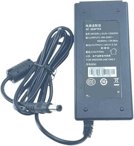Monitor Power Supply 12V 2.5A 30W 5.5x2.5mm AC Adapter(AU Plug) in Saudi Arabia