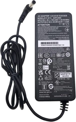 65W 20V 3.25A AC Adapter(EU Plug) in Saudi Arabia
