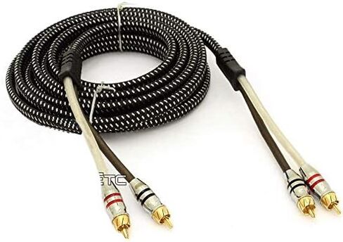 Sundown Audio 20 Foot Saz 2-Channel Solid 100% OFC Copper Twisted RCA Wire in Saudi Arabia