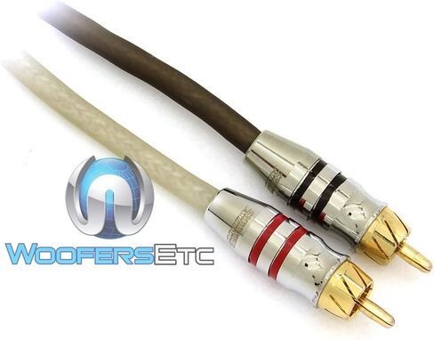 Sundown Audio 20 Foot Saz 2-Channel Solid 100% OFC Copper Twisted RCA Wire in Saudi Arabia