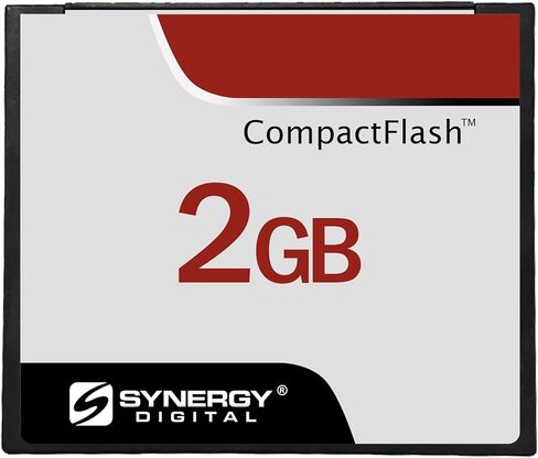 Synergy Digital 2GB Compact Flash Memory Cards, Compatible with Sony DSLR-A900 Digital Camera - 30MB/s - Pack of 5 in Saudi Arabia