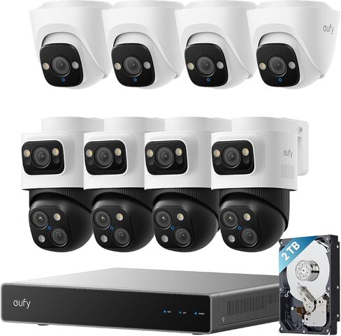 eufy PoE NVR Security System S4 Max + 4 PoE Cam E41 Add-Ons in Saudi Arabia