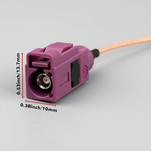 Fakra Antenna Aerial Bluetooth WiFi Antenna Adapter Plug Connector Cable Fit for BMW NBT EVO ID4 ID5 ID6 i-Drive Carplay in Saudi Arabia