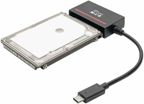 Tripp Lite Eaton U438-CF-SATA-5G USB-C إلى محول CFAST 2.0 و 2.5 بوصة SATA III ، USB 3.1 5GBPS ، لحزمة 2TB SSD/HDD ، WIN/MAC/LINUX ، قارئ محمول ، حزمة Cloud Care Pre-Configured مؤهلة (1 حزمة) in Saudi Arabia