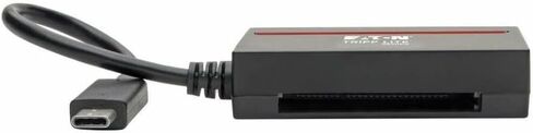 Tripp Lite Eaton U438-CF-SATA-5G USB-C إلى محول CFAST 2.0 و 2.5 بوصة SATA III ، USB 3.1 5GBPS ، لحزمة 2TB SSD/HDD ، WIN/MAC/LINUX ، قارئ محمول ، حزمة Cloud Care Pre-Configured مؤهلة (1 حزمة) in Saudi Arabia