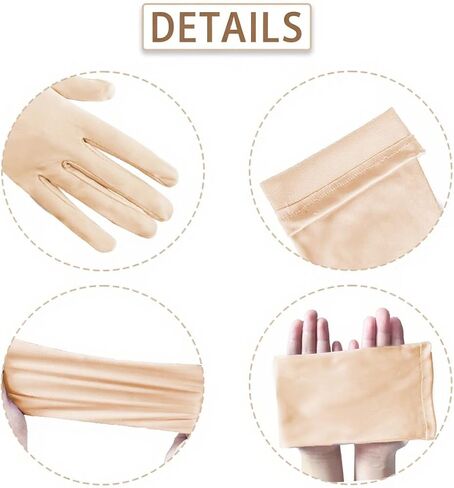 1 Pair of Long Satin Finger Gloves 1920s Opera Party Wedding Bridal Etiquette Gloves Sun Protection Gloves for Women Girls in Saudi Arabia