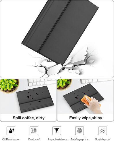 Keyboard Case for Samsung Galaxy Tab S10 FE+ Plus 13.1 Inch 2025, Magnetic Detachable Wireless Bluetooth Keyboard, Slim Protective Folio Cover with S Pen Holder for Samsung Tab S10 FE Plus, Sky Blue in Kuwait