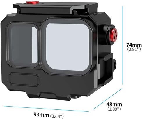 Metal Dive Housing Compatible with Insta360 AcePro2 Action Camera,Waterproof up to 80m,Dive Case Shell for Ace Pro 2 Action Camera (Magnetic Foldable Dual - Card Version) in Saudi Arabia