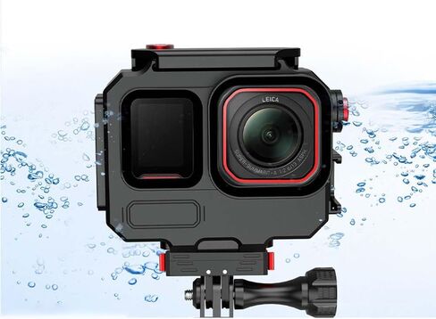 Metal Dive Housing Compatible with Insta360 AcePro2 Action Camera,Waterproof up to 80m,Dive Case Shell for Ace Pro 2 Action Camera (Magnetic Foldable Dual - Card Version) in Saudi Arabia