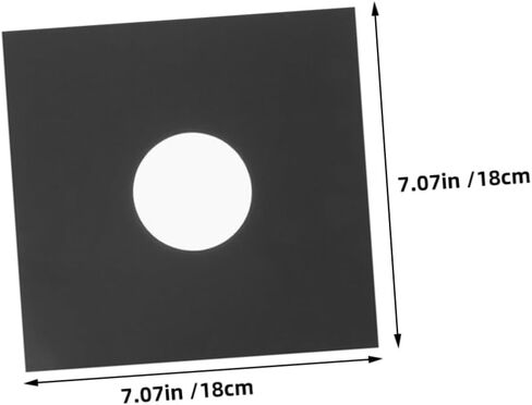 Galpada 12pcs kraft vinyl records coves for records مقاومة للخدش متينة للمشغلات السجلات التي تعزز تجربة الموسيقى الخاصة بك in Kuwait