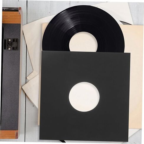 Galpada 12pcs kraft vinyl records coves for records مقاومة للخدش متينة للمشغلات السجلات التي تعزز تجربة الموسيقى الخاصة بك in Kuwait