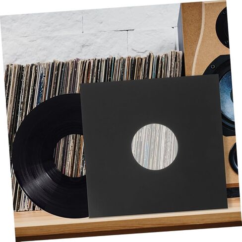 Galpada 12pcs kraft vinyl records coves for records مقاومة للخدش متينة للمشغلات السجلات التي تعزز تجربة الموسيقى الخاصة بك in Kuwait