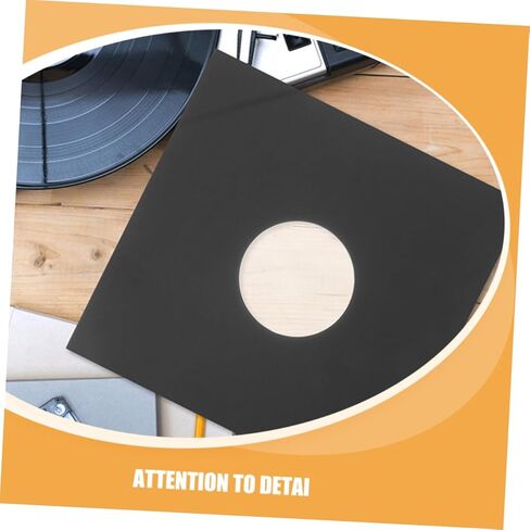 Galpada 12pcs kraft vinyl records coves for records مقاومة للخدش متينة للمشغلات السجلات التي تعزز تجربة الموسيقى الخاصة بك in Kuwait