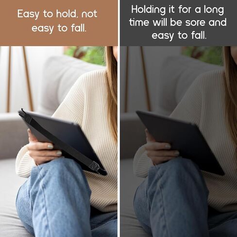 حزام اليد اللوحي ، 8.6-15 بوصة شريحة قرص قابلة للتعديل عالمي ، أقراص متعددة الاستخدامات مقبض مقبض مقبض مقبض مناسبة لجميع أقراص 7-11 "(أسود) in Kuwait