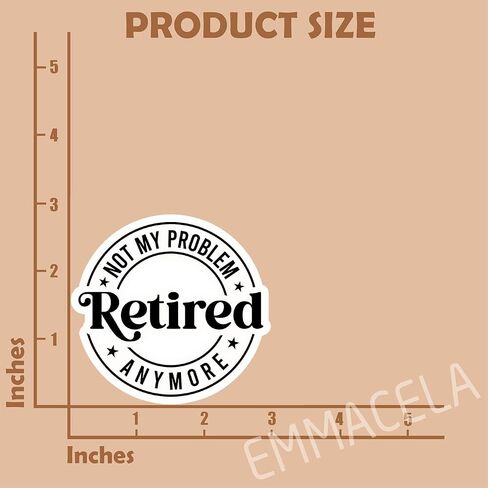 (3PCS) Funny Retirement Stickers - Retired Mode All Day Every Day - Waterproof Vinyl Decal for Laptop, Tumbler, Water Bottle, Scrapbook 3" x 2.2 " in Saudi Arabia
