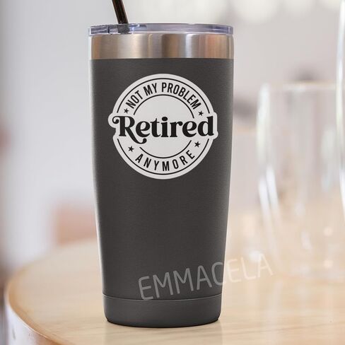 (3PCS) Funny Retirement Stickers - Retired Mode All Day Every Day - Waterproof Vinyl Decal for Laptop, Tumbler, Water Bottle, Scrapbook 3" x 2.2 " in Saudi Arabia