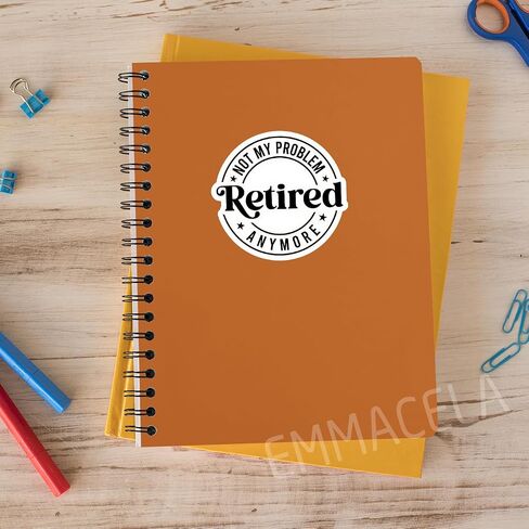 (3PCS) Funny Retirement Stickers - Retired Mode All Day Every Day - Waterproof Vinyl Decal for Laptop, Tumbler, Water Bottle, Scrapbook 3" x 2.2 " in Saudi Arabia
