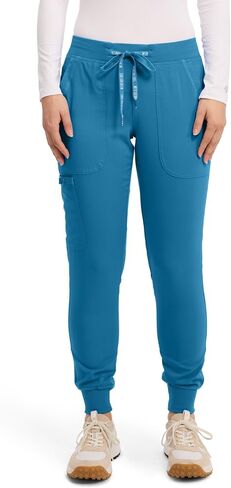 Med Couture Touch Women's Scrub Pant Yoga Jogger with 5 Pockets & Drawstring Waistband - MC7710 in Kuwait