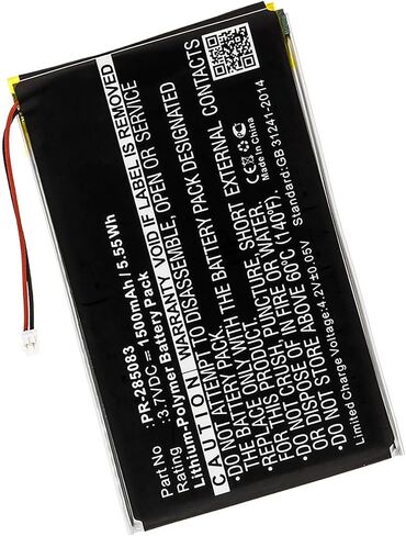 Replacement for Barnes & Noble PR-285083 Battery, 1500mAh Li-Polymer in Saudi Arabia