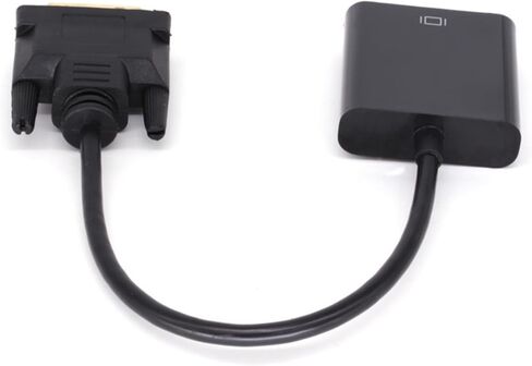 Artibetter DVI Male to VGA Female Video Adapter DVI إلى Cable Cable Cable Cable عالية الدقة للكمبيوتر التلفزيوني in Kuwait
