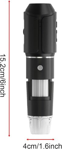 VBESTLIFE Wireless Digital Microscope, 50X-1600X Magnification WiFi Portable Handheld Microscopes with Adjustable Stand, for Beginners in Saudi Arabia