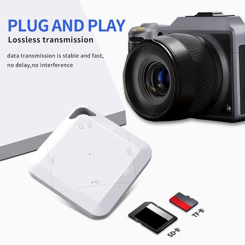 New SD Card Reader for iPhone/ipad/Android/Mac/Computer/Camera,5 in1 Micro SD Card Reader Trail Camera Viewer, Portable Memory Card Reader SD Card Adapter for SD and TF Cards in Saudi Arabia
