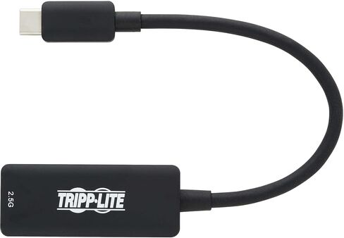 TRIPP LITE USB-C إلى RJ45 GIGABIT Ethernet Network Adapter ما يصل إلى 2.5 غيغابت في سرعة الشبكة الثانية-Windows ، MacOS ، Chrome و Linux متوافق على نطاق واسع-USB 3.2 Gen 1 ، ضمان لمدة 3 سنوات (U436-06N-2P5) in Kuwait