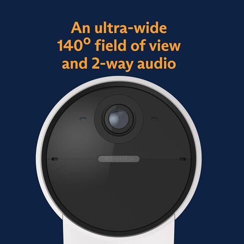 Simplisafe Outdoor Security Camera Series 2 ، 1080p Wireless and Dired Home Camera - متوافقة مع نظام Gen 3 (متجدد) in Kuwait