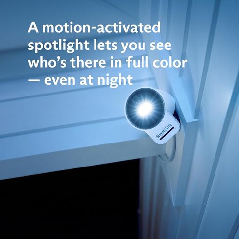 Simplisafe Outdoor Security Camera Series 2 ، 1080p Wireless and Dired Home Camera - متوافقة مع نظام Gen 3 (متجدد) in Kuwait