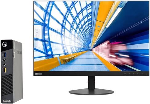 Lenovo ThinkCentre Mini M73 Tiny Desktop Refurbished Computer i7, 16GB RAM,New 1TB SSD, Wireless Keyboard Mouse,VGA,DP,HDMI, WiFi, Bluetooth (Renewed) in Saudi Arabia