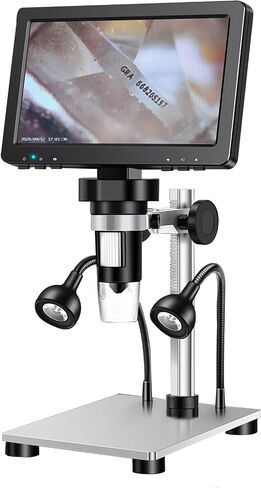 Diamond Girdle Viewer, 1200X Magnification Digital Microscope with Anti-Slip Scroll Wheel Focus, for Diamond Identification in Saudi Arabia