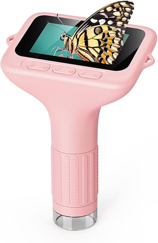 المجهر الرقمي Zunate ، 3 بوصة محمولة محمولة الزجاج المكبرة 1000x مع شاشة LCD 8 مصابيح LED ، يدوي مركّب جيب للمصانع تعليم الشعر (البنفسجي) in Kuwait