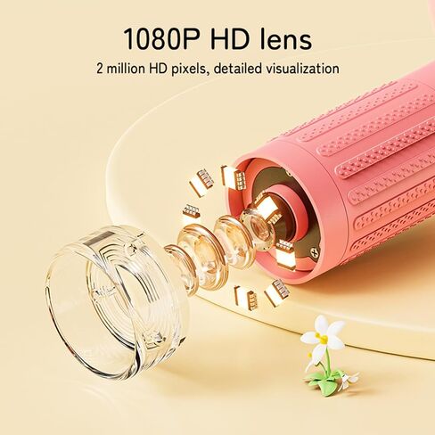 المجهر الرقمي Zunate ، 3 بوصة محمولة محمولة الزجاج المكبرة 1000x مع شاشة LCD 8 مصابيح LED ، يدوي مركّب جيب للمصانع تعليم الشعر (البنفسجي) in Kuwait