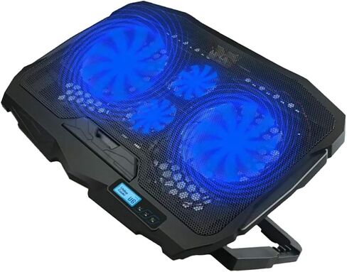Garneck Silent Laptop Cooling Pad with Powerful Fans Heat Dissipation Stand for Notebooks Energy Efficient Multifunctional Cooling Rack for Home Office and School Use in Saudi Arabia