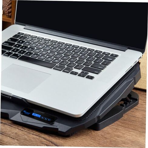 Garneck Silent Laptop Cooling Pad with Powerful Fans Heat Dissipation Stand for Notebooks Energy Efficient Multifunctional Cooling Rack for Home Office and School Use in Saudi Arabia