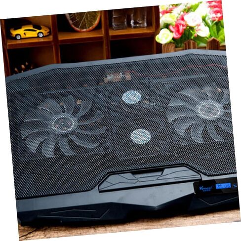 Garneck Silent Laptop Cooling Pad with Powerful Fans Heat Dissipation Stand for Notebooks Energy Efficient Multifunctional Cooling Rack for Home Office and School Use in Saudi Arabia