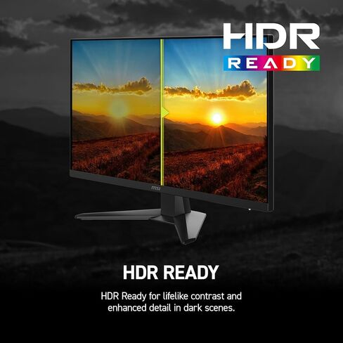 MSI MAG 272F 27 بوصة 1920 × 1080 (FHD) Office Office Office ، 200 هرتز ، المزامنة التكيفية ، HDR Ready ، HDMI ، VGA Port ، Vesa Mountain ، إمالة ، إطار نحيف 4 جوانب ، 0.5 مللي ثانية ، أسود ، أسود in Saudi Arabia