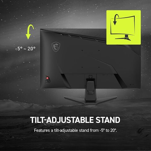 MSI MAG 272F 27 بوصة 1920 × 1080 (FHD) Office Office Office ، 200 هرتز ، المزامنة التكيفية ، HDR Ready ، HDMI ، VGA Port ، Vesa Mountain ، إمالة ، إطار نحيف 4 جوانب ، 0.5 مللي ثانية ، أسود ، أسود in Saudi Arabia